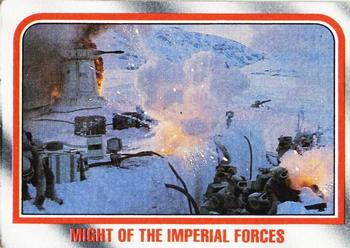 1980 Topps Star Wars: The Empire Strikes Back #42 Might of the Imperial Forces Front