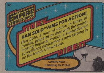 1980 Topps Star Wars: The Empire Strikes Back #32 Han Aims for Action! Back