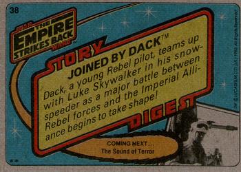 1980 Topps Star Wars: The Empire Strikes Back #38 Joined by Dack Back