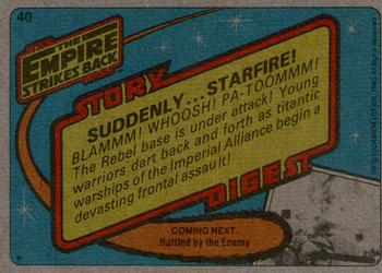 1980 Topps Star Wars: The Empire Strikes Back #40 Suddenly...Starfire! Back