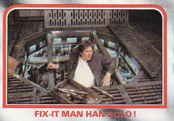1980 Topps Star Wars: The Empire Strikes Back #55 Fix-It Man Han Solo! Front
