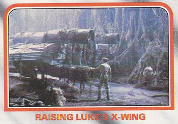 1980 Topps Star Wars: The Empire Strikes Back #71 Raising Luke's X-wing Front