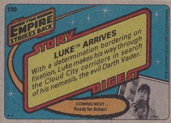 1980 Topps Star Wars: The Empire Strikes Back #100 Luke Arrives Back