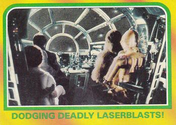 1980 Topps Star Wars: The Empire Strikes Back #290 Dodging Deadly Laserblasts! Front