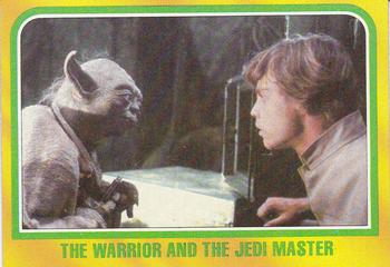 1980 Topps Star Wars: The Empire Strikes Back #332 The Warrior and the Jedi Master Front