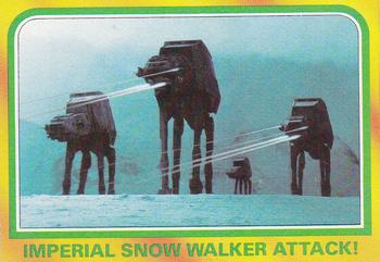 1980 Topps Star Wars: The Empire Strikes Back #333 Imperial Snow Walker Attack! Front