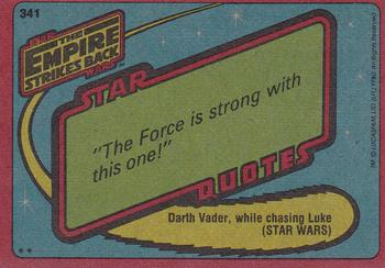 1980 Topps Star Wars: The Empire Strikes Back #341 Tauntaun Back
