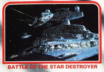 1980 Topps Star Wars: The Empire Strikes Back #54 Battle of the Star Destroyer Front