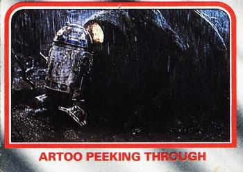 1980 Topps Star Wars: The Empire Strikes Back #62 Artoo Peeking Through Front