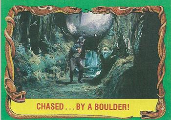 1981 Topps Raiders of the Lost Ark #12 Chased...By A Boulder! Front