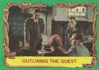 1981 Topps Raiders of the Lost Ark #18 Outlining The Quest Front