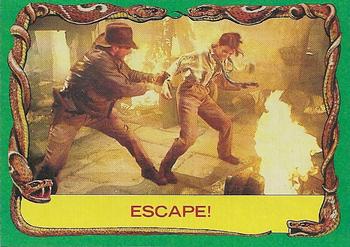 1981 Topps Raiders of the Lost Ark #32 Escape! Front