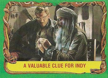 1981 Topps Raiders of the Lost Ark #41 A Valuable Clue For Indy Front