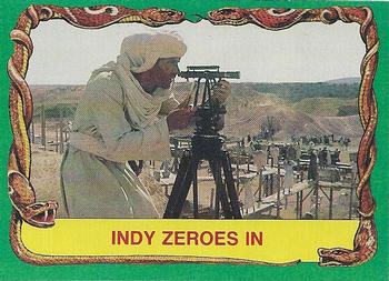 1981 Topps Raiders of the Lost Ark #47 Indy Zeroes In Front