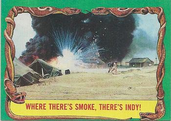 1981 Topps Raiders of the Lost Ark #67 Where There's Smoke, There's Indy! Front
