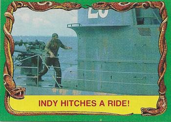 1981 Topps Raiders of the Lost Ark #73 Indy Hitches a Ride! Front