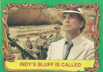 1981 Topps Raiders of the Lost Ark #79 Indy's Bluff Is Called Front