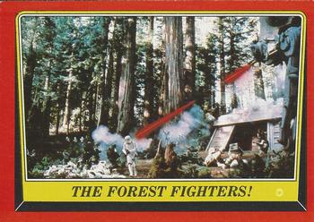 1983 Topps Star Wars: Return of the Jedi #107 The Forest Fighters Front