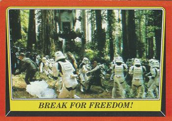 1983 Topps Star Wars: Return of the Jedi #108 Break for Freedom! Front