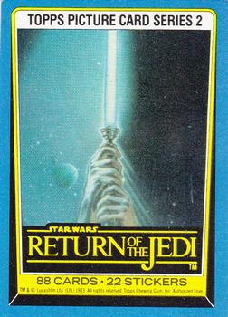 1983 Topps Star Wars: Return of the Jedi #133 Title Card Series 2 Front