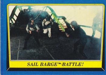 1983 Topps Star Wars: Return of the Jedi #140 Sail Barge Battle! Front