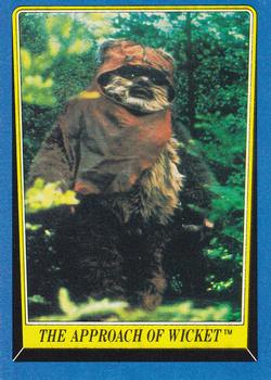 1983 Topps Star Wars: Return of the Jedi #142 The Approach of Wicket Front