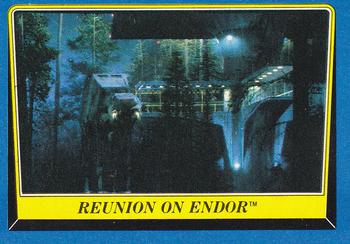 1983 Topps Star Wars: Return of the Jedi #159 Reunion on Endor Front