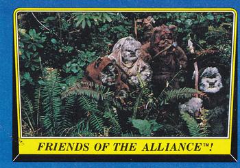 1983 Topps Star Wars: Return of the Jedi #162 Friends of the Alliance Front