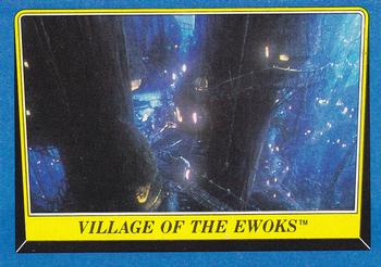 1983 Topps Star Wars: Return of the Jedi #175 Village of the Ewoks Front