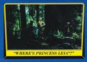 1983 Topps Star Wars: Return of the Jedi #178 Where's Princess Leia? Front