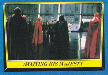 1983 Topps Star Wars: Return of the Jedi #181 Awaiting His Majesty Front