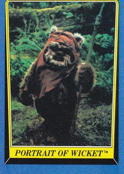 1983 Topps Star Wars: Return of the Jedi #190 Portrait of Wicket Front