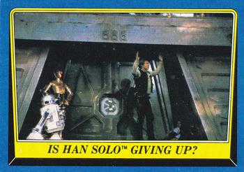 1983 Topps Star Wars: Return of the Jedi #196 Is Han Solo Giving Up? Front