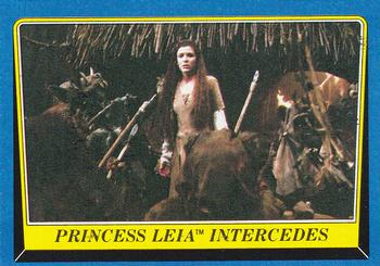1983 Topps Star Wars: Return of the Jedi #198 Princess Leia Intercedes Front