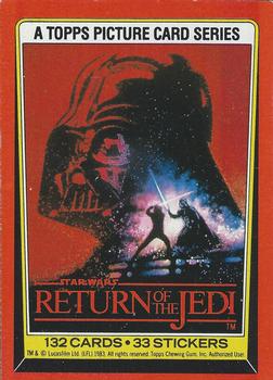 1983 Topps Star Wars: Return of the Jedi #1 Title Card Front