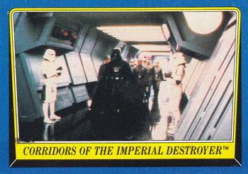 1983 Topps Star Wars: Return of the Jedi #206 Corridors of the Imperial Destroyer Front