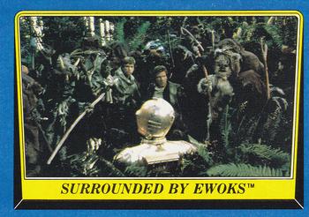 1983 Topps Star Wars: Return of the Jedi #207 Surrounded by Ewoks Front