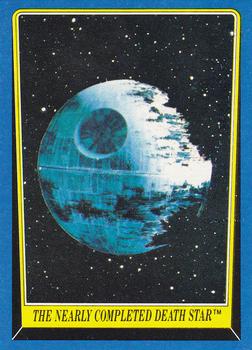1983 Topps Star Wars: Return of the Jedi #215 The Nearly Completed Death Star Front