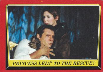 1983 Topps Star Wars: Return of the Jedi #30 Princess Leia to the Rescue! Front