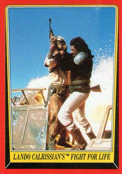 1983 Topps Star Wars: Return of the Jedi #43 Lando Calrissian's Fight for Life Front