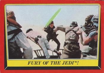 1983 Topps Star Wars: Return of the Jedi #44 Fury of the Jedi! Front