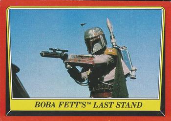 1983 Topps Star Wars: Return of the Jedi #47 Boba Fett's Last Stand Front
