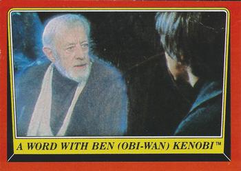1983 Topps Star Wars: Return of the Jedi #59 A Word with Ben (Obi-Wan) Kenobi Front