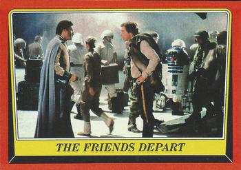 1983 Topps Star Wars: Return of the Jedi #65 The Friends Depart Front
