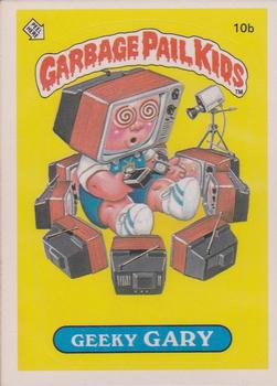 1985 Topps Garbage Pail Kids Series 1 #10b Geeky Gary Front
