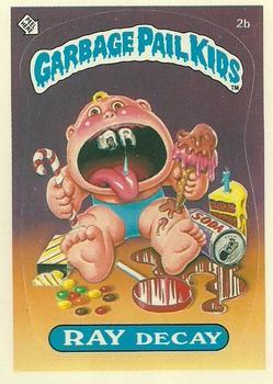 1985 Topps Garbage Pail Kids Series 1 #2b Ray Decay Front
