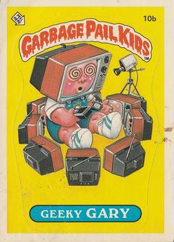 1985 Topps Garbage Pail Kids Series 1 #10b Geeky Gary Front