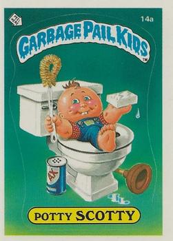 1985 Topps Garbage Pail Kids Series 1 #14a Potty Scotty Front