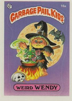 1985 Topps Garbage Pail Kids Series 1 #16a Weird Wendy Front