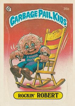 1985 Topps Garbage Pail Kids Series 1 #35b Rockin' Robert Front
